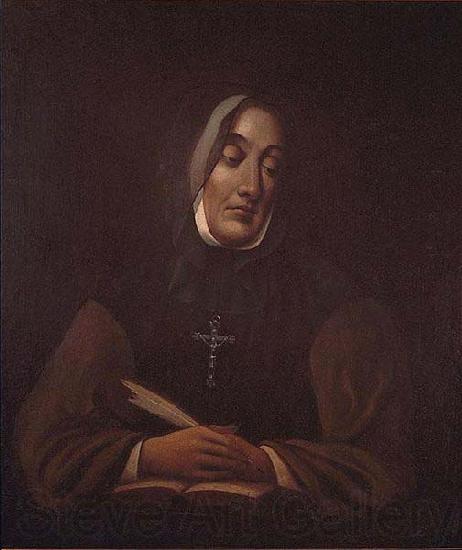 James Duncan Portrait of Mere Marguerite d'Youville Norge oil painting art
